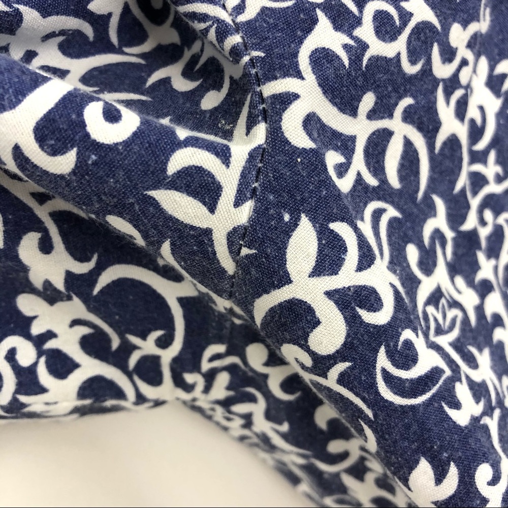 Vintage Blair Blue and White Culotte Shorts - Picture 8 of 8